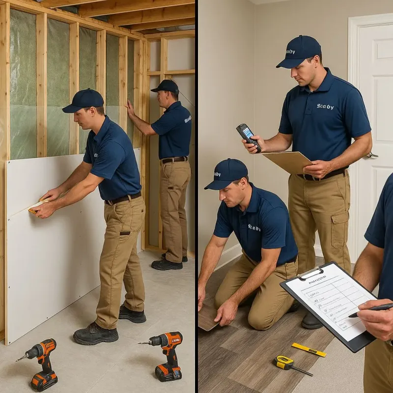 Repairs and Reconstruction process in Pierce County, ND